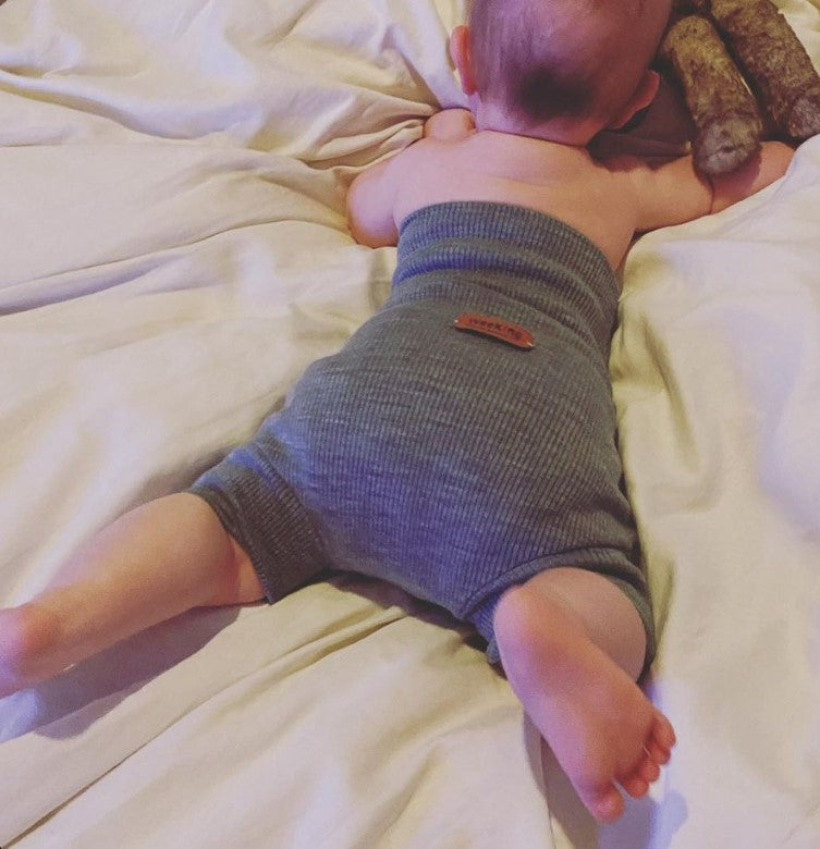 Lanoliinitatud Meriinovillased mähkmepüksid / Wool diaper cover pants, lanolised - 800 gsm